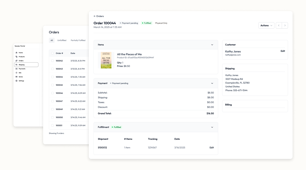 Author Portal